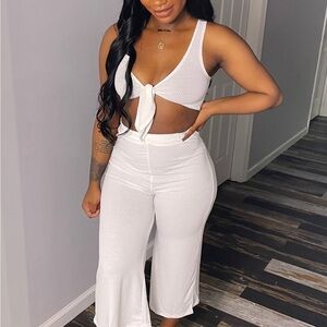 White Women’s Two Piece set